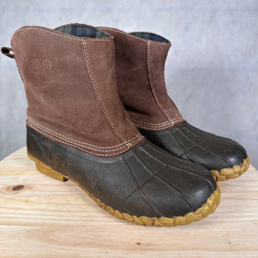 RedHead ASC II Duck Boots Mens Size 11 Brown Good Thinsulate Insulated Pull On